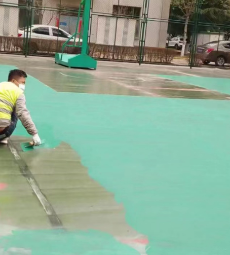宝鸡球场地面翻新